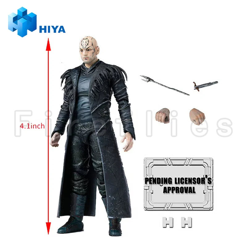 1/18 HIYA Action Figure Exquisite Mini Series STAR TREK 2009 Nero Anime Collection Model Toy
