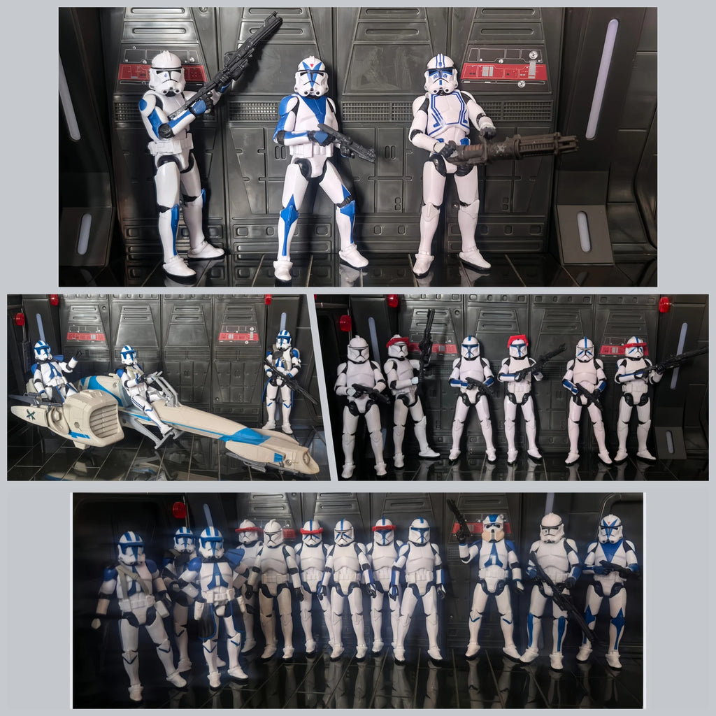 Star Wars 3.75 Inch Trooper 1/18 501st Legion Action Figure Hardcase REX Anakin Dogma Tup Toys Model Loose