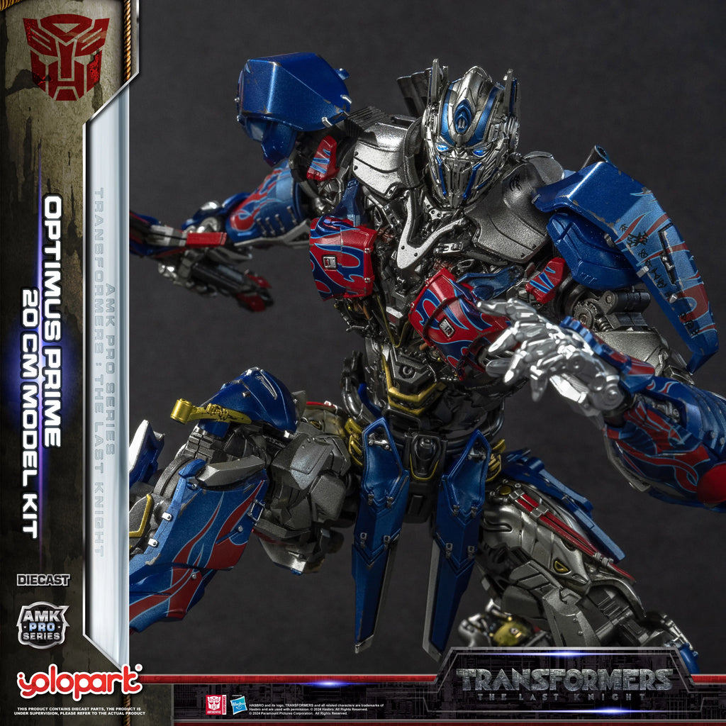 YOLOPARK Transformers Model: The Last Knight AMK PRO Series 20cm Optimus Prime Model Kit Action Figures Toy For Boy Men