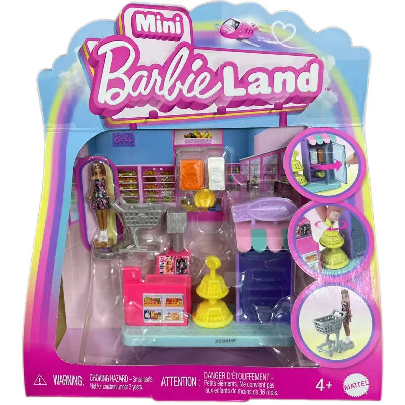 New Mini Barbieland Doll Surprise Toys Coollectible Pet Playset With 1.5-Inch Doll Playing House Toy For Girls Birthday Gift