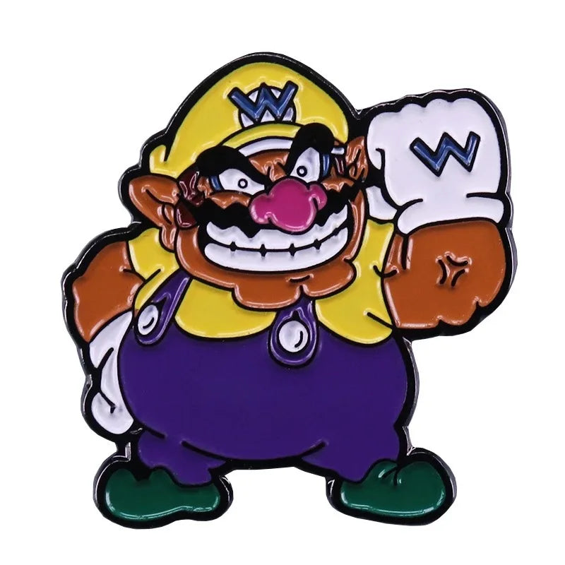 Anime Super Mario Enamel Pin Lapel Pins for Backpacks Brooches Badges Fashion Brooch for Clothes Jewelry Gifts Friends