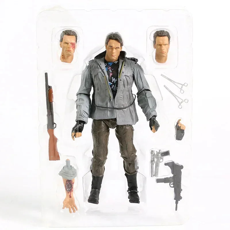 NECA Terminator T-800 T-1000 Action Figure Movable Joints Desktop Decoration Collection PVC Model Toy