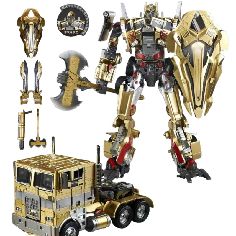 30cm Transformation Megatron Optimus Prime Bumblebee Deformation Movie G1 Anime Figure Action Figure Alloy Robot Mode Toys Gifts