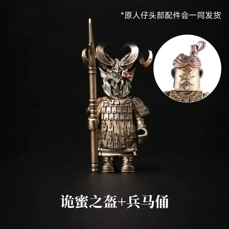 2026 Big Player Series Strange Helmet DIY Head Magnetic Detachable Metal Figurine Desktop Decoration Cultural Creative Souvenir