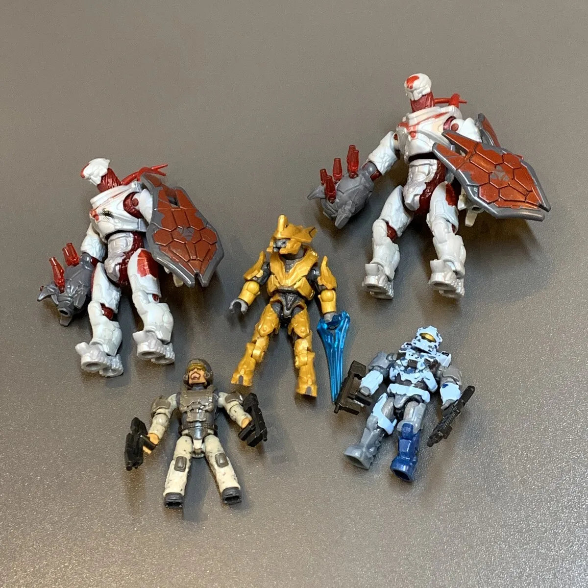 Mega Bloks Construx UNSC Marine Infinite Series Recon Getaway Elite Mercenary Spartan  Brute Troopers Micro Figures Toys