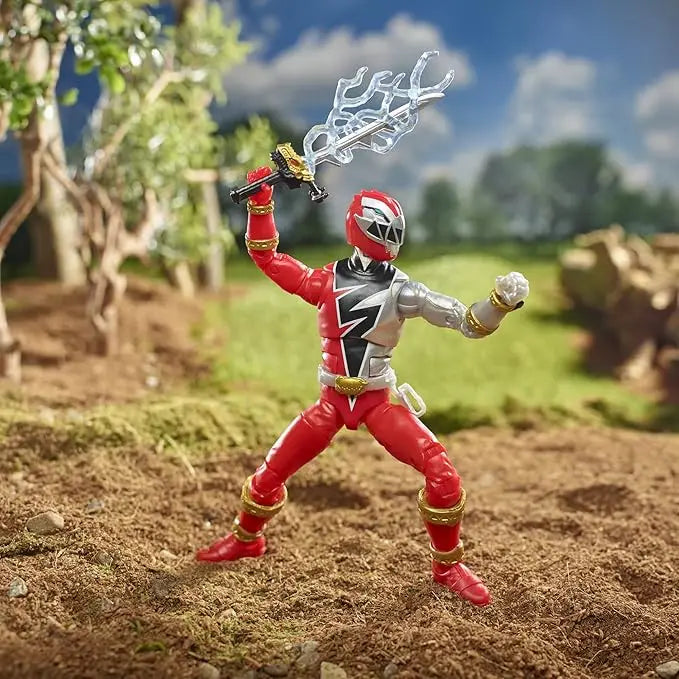 Power Rangers Lightning Collection Dino Thunder Red Ranger 6-Inch Premium Collectible Action Figure Toy with Accessories