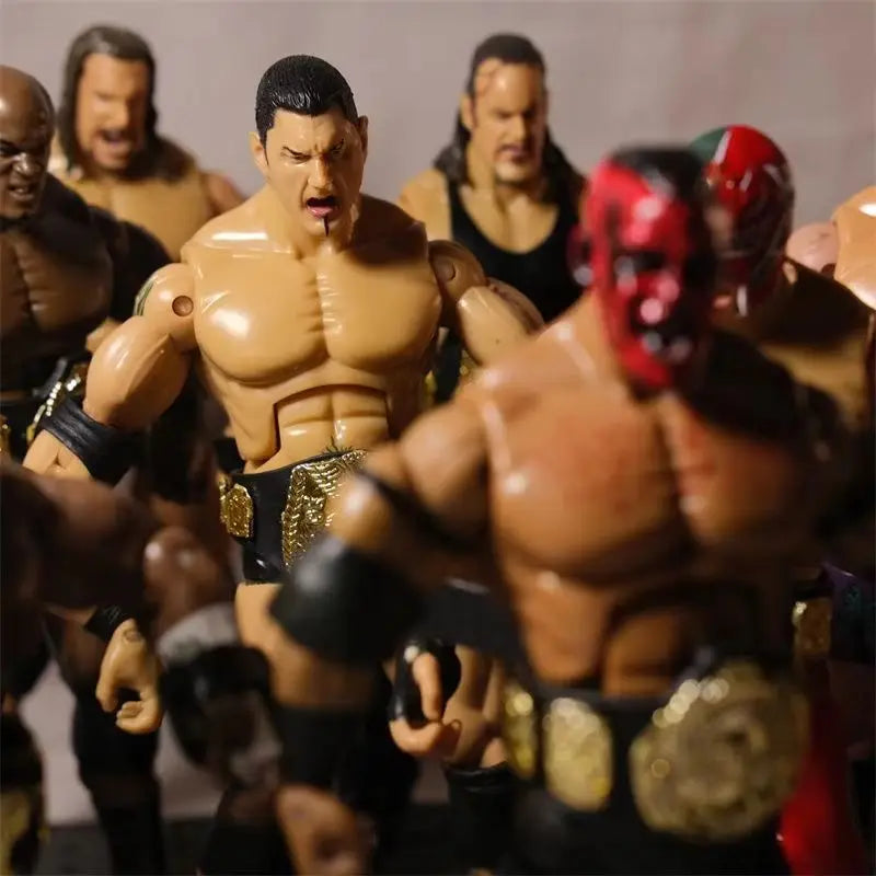 In-Stock Wrestlemania Wrestler Wwe John Cena The Undertaker Figures Toy Rey Mysterio Action Figures Pvc Statue Model Boys Gifts