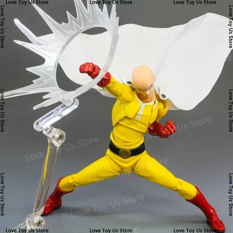 One Punch Man Saitama Amazing Yamaguchi Revoltech Saitama In Stock Anime Action Collection Figures Model Toys Gifts