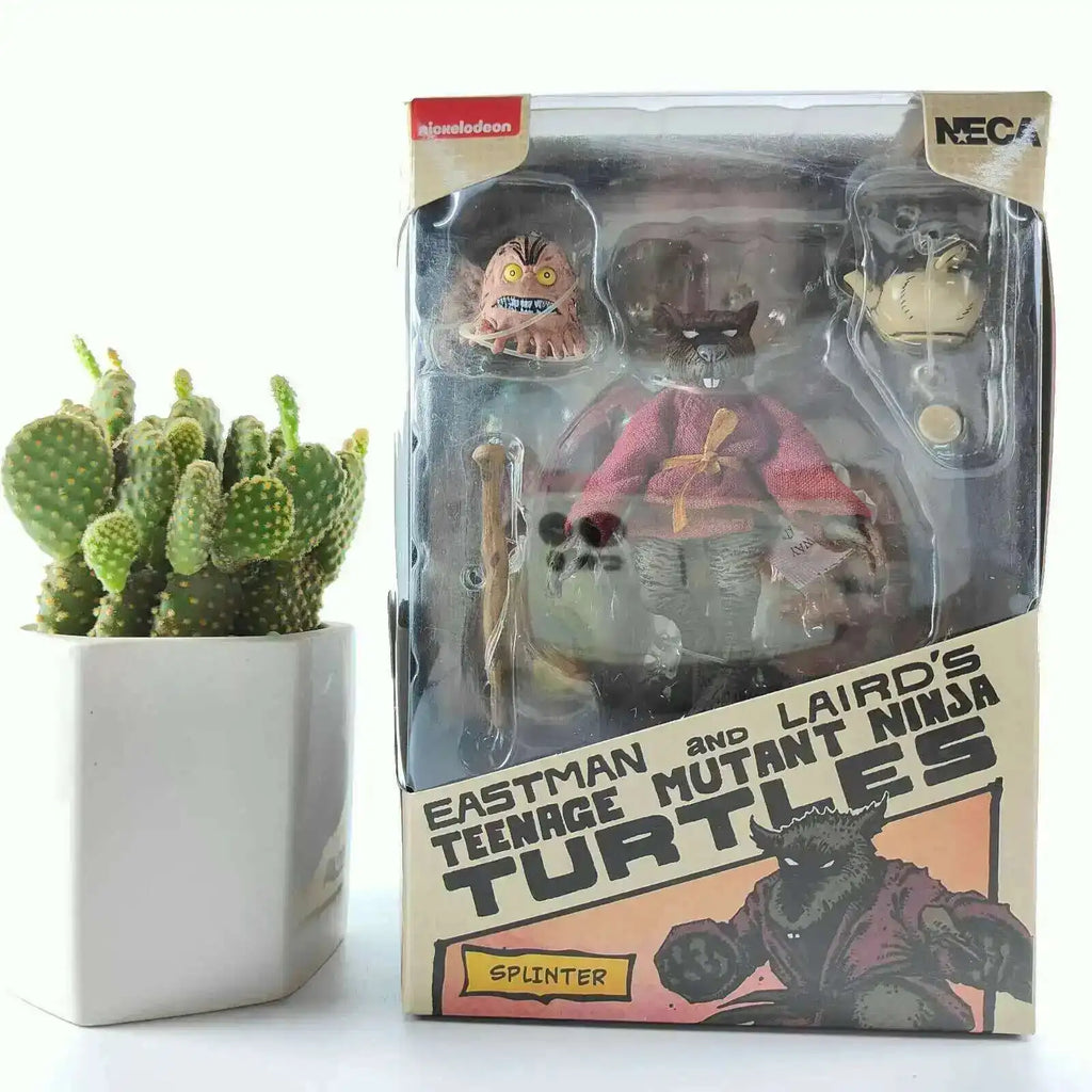 Teenage Splinter NECA 54309 Mutant Ninja Turtles (Mirage Comics) 7inch Halloween Gift In Stock Action Figure Model Toys