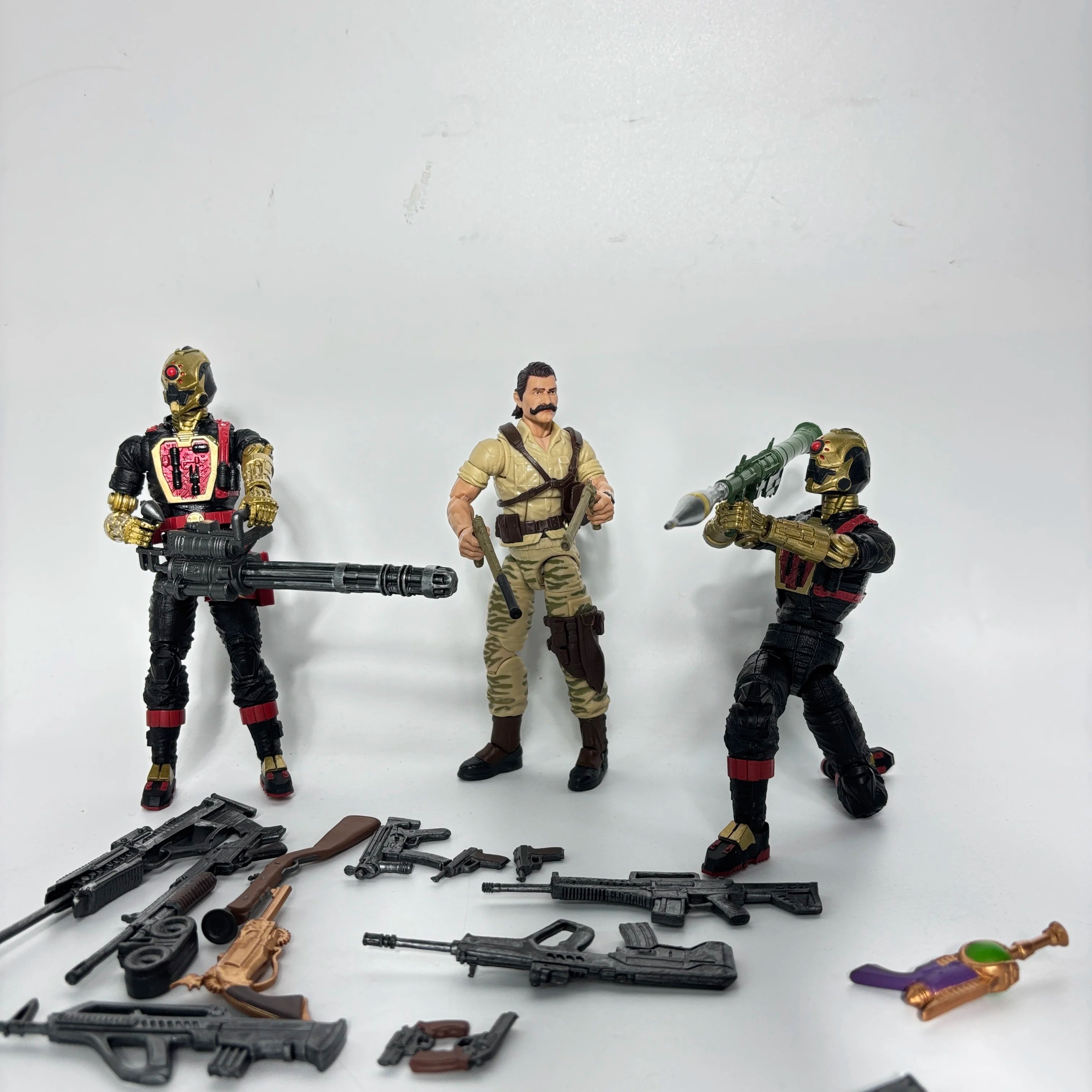 G.I. Joe GI Joe Classified Series 6" Mindbender Snake Eyes Commander SAW Viper Big Ben General Hawk Action Figure Model Toy Gift
