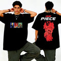 One Piece Anime Graphic T Shirt Men Summer 2026 Casual Short Sleeve Tee Loose Fit Streetwear Skull Crossbones Luffy Y2k Clothes