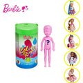 Original Barbie Doll Little Kelly Surprise Warm Water Color Changing Blind Box Dress Up Game Accessories Toy Child Birthday Gift