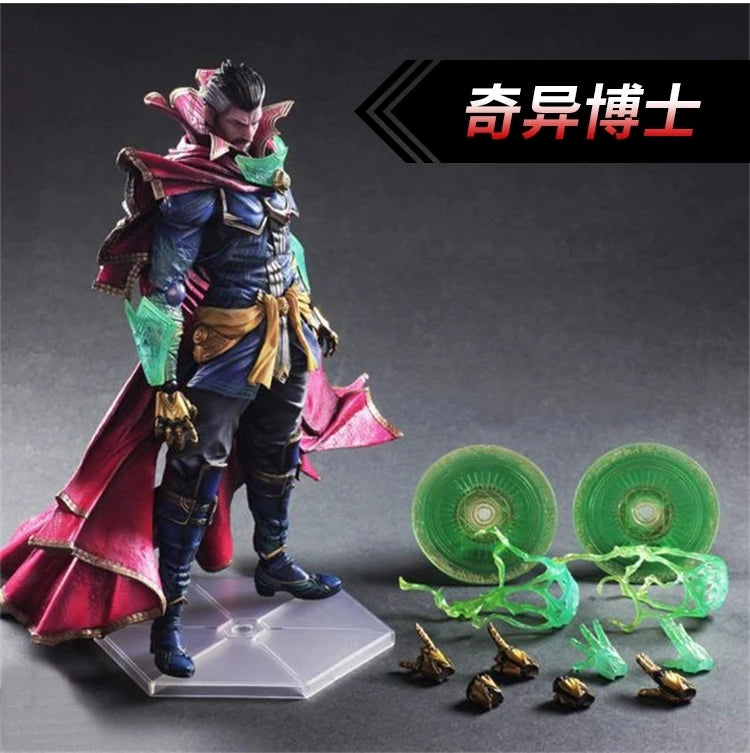 Iron Man Spider-Man Thor Doctor Strange Normal Version Color Change Version Moving Model Gift Collection