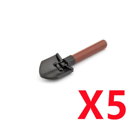 5/10 WW2 Soldier Weapons Building Block Two-color Printing Machine Rifle Submachine Sniper Guns Military Accessories Bricks C238