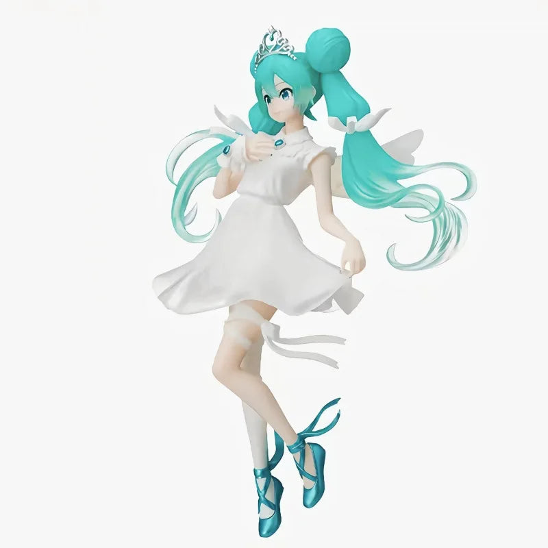 Hatsune Miku Figure Anime Girl Model Desktop Decor Collectible Doll Gift for Fans Future Vocaloid Statue Japanese Kawaii Otaku