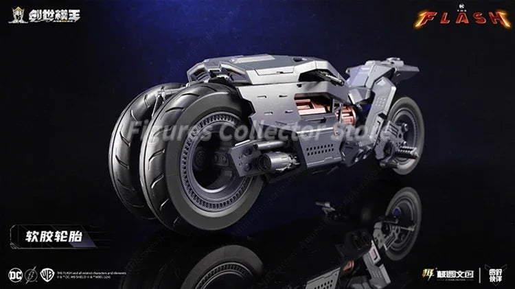 Modoking The Flash 1/12 Batman Ben Affleck Suit Motorcycle Batmobile Assembly Action Figure Collectible Toy Gift