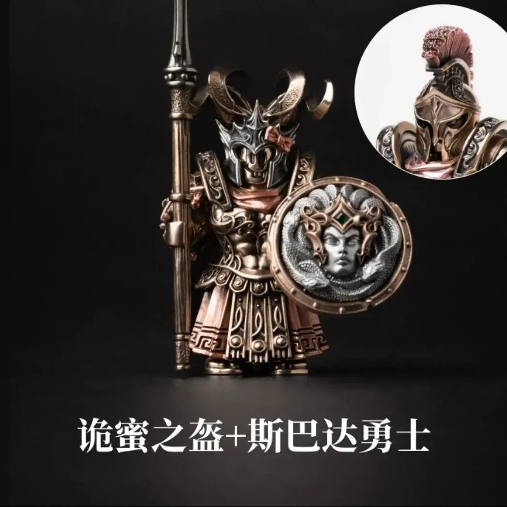 2026 Big Player Series Strange Helmet DIY Head Magnetic Detachable Metal Figurine Desktop Decoration Cultural Creative Souvenir