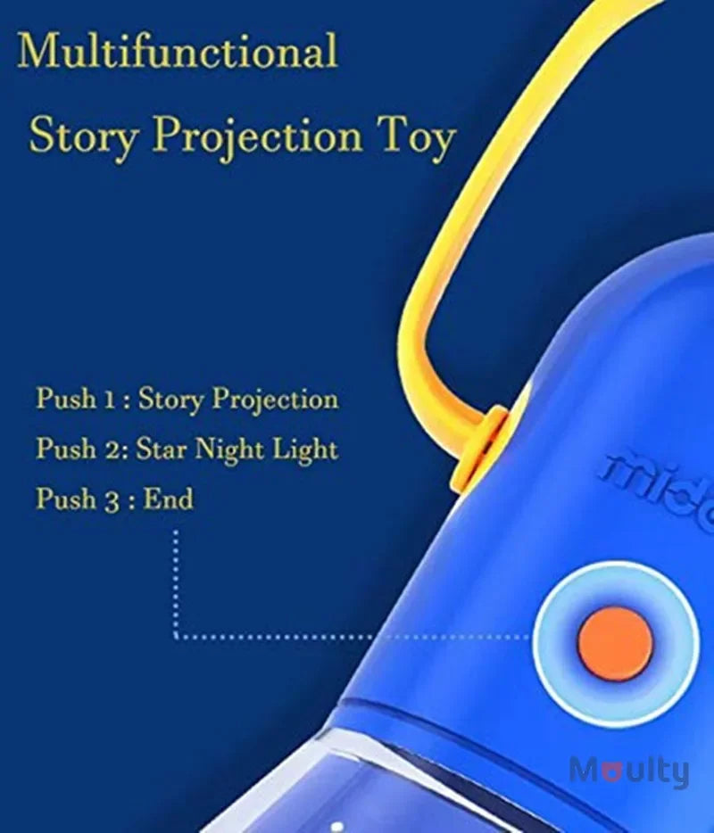 Story Projector With Night Light Flashlight Toy For Childen Sleeping Story Machine Luminous Toy Baby Early Learning Educational