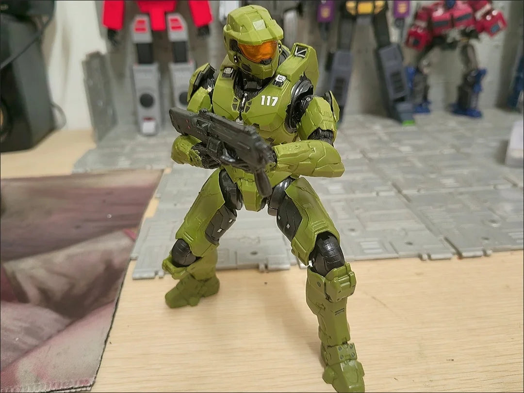 Sentinel Master Chief 18cm PVC Action Figure Anime Collection Model Mjolnir Mk VI SV Movable Doll Toys for John117 S117