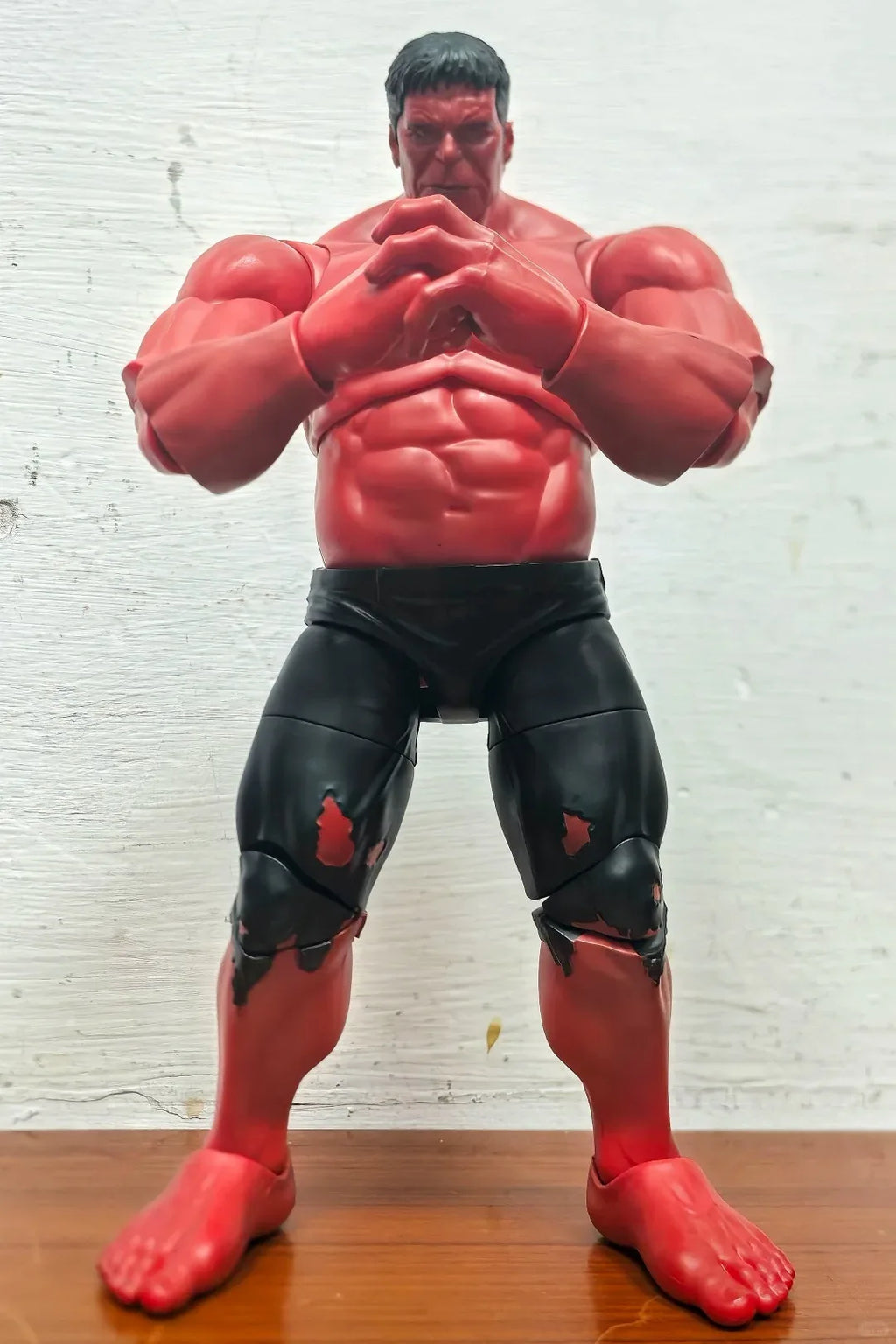 Zd Toys Red Hulk Action Figure Articulated Joints Collectible Model Replaceable Head Hands Gift For Adult Collector In Stock