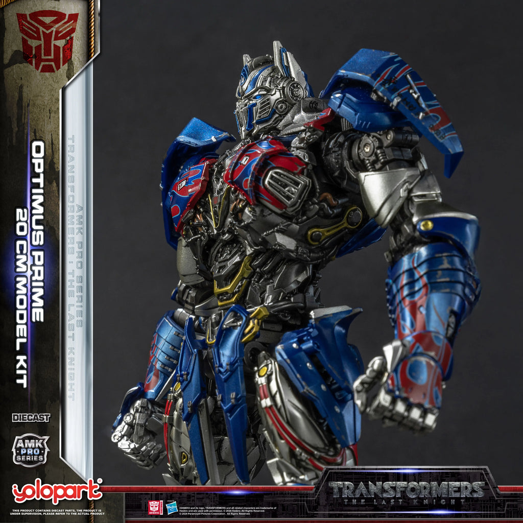 YOLOPARK Transformers Model: The Last Knight AMK PRO Series 20cm Optimus Prime Model Kit Action Figures Toy For Boy Men