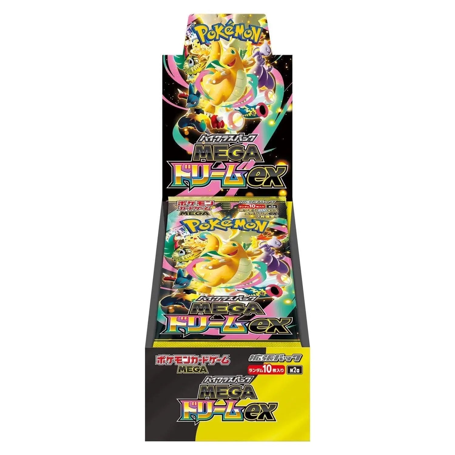 2026 New Pokemon Tcg M2a Jp Edition Trading Collectible Cards Mega Dream Ex Golden Box Booster Pack Birthday Gifts Toys For Fans