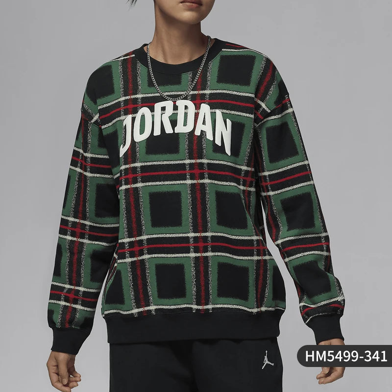 Nike genuine JORDAN Women's Fashion Outdoor Printed Warm Sweatshirt HM5499-341