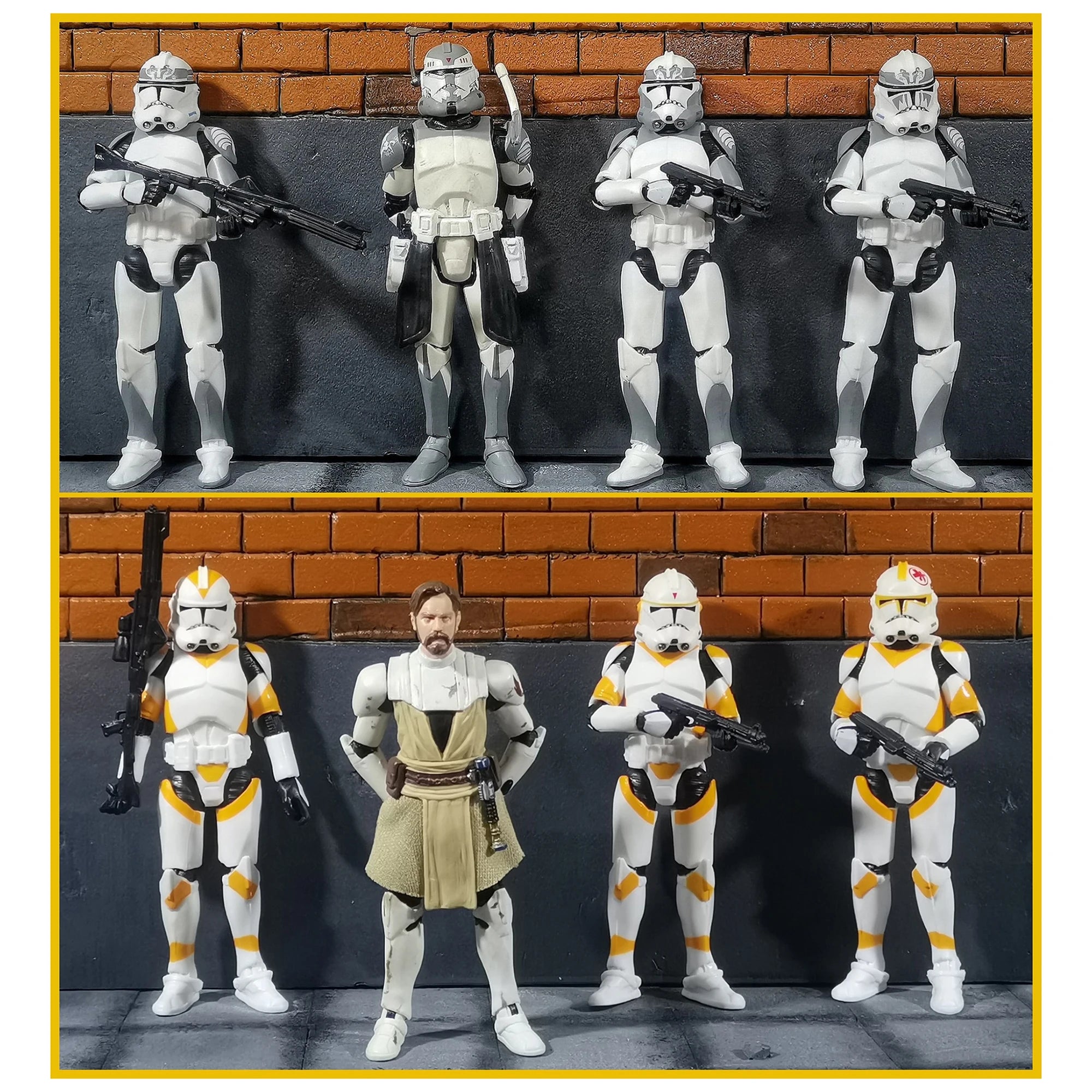 Star Wars 3.75 Inch Trooper 1/18 501st Legion Action Figure Hardcase REX Anakin Dogma Tup Toys Model Loose