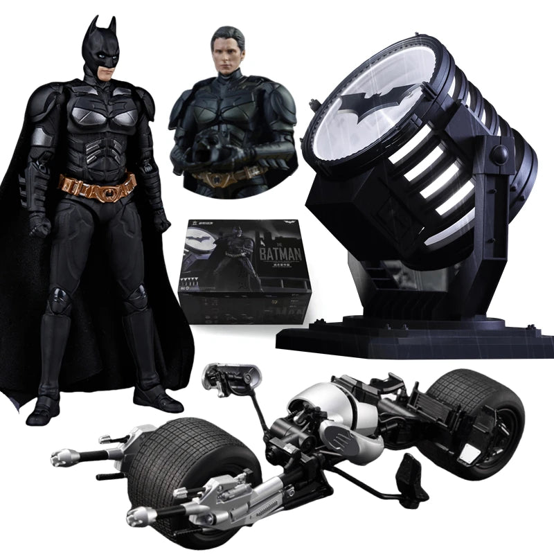MODOKING Original The Batman Bat-Signal SDARK KNIGHT TRILOGY DC 1:12 Deluxe Edition Action Figure Justice League Model Toys Gift