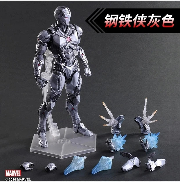 Iron Man Spider-Man Thor Doctor Strange Normal Version Color Change Version Moving Model Gift Collection