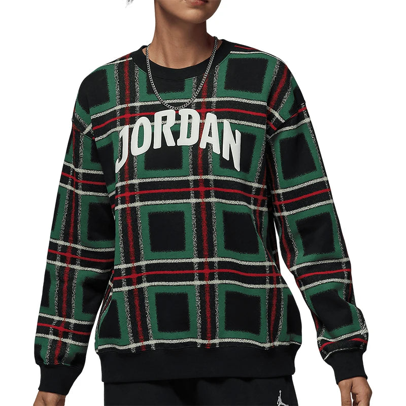 Nike genuine JORDAN Women's Fashion Outdoor Printed Warm Sweatshirt HM5499-341