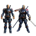Batman Figure F5 Roundd Culture Batman Series Model Doll Arkham Knight Deathstroke Red Hood Desktop Model Toy Doll Festival Gift