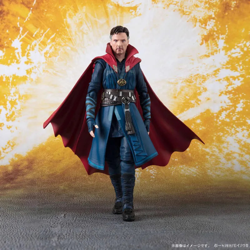 SHF Infinity War Dr Strange Action Figure Desktop Model Ornaments Toys Room decoration Collection Children Birthday Gifts