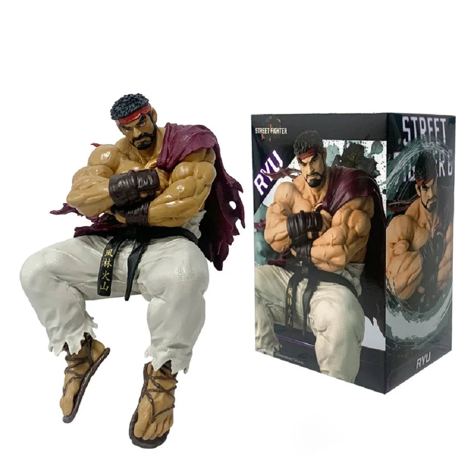 14-17cm Street Fighter 6 Fighting Game Peripherals Figure Chun-Li Ryu Jamie Action Model Pvc Desktop Statue Collection Toys