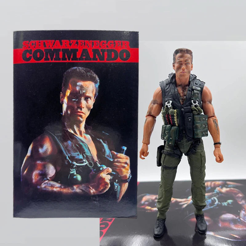 NECA Figure Terminator 2 Judgment Day T800 Sarah Connor T-800 Arnold Schwarzenegger Commando Action Figure Model Collectible Toy