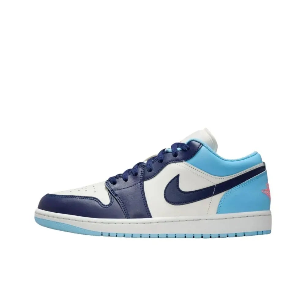 Nike Air Jordan 1 Low Unisex Breathable Basketball Shoes, Shock Absorption Support for Sport & Daily Wear 553558-149