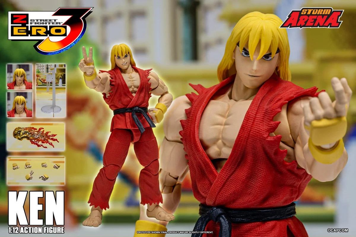 Original Storm Toys ST ARENA3 1/12 ARENA KEN RYU DAN NASH Anime Collection Figures Model Toys