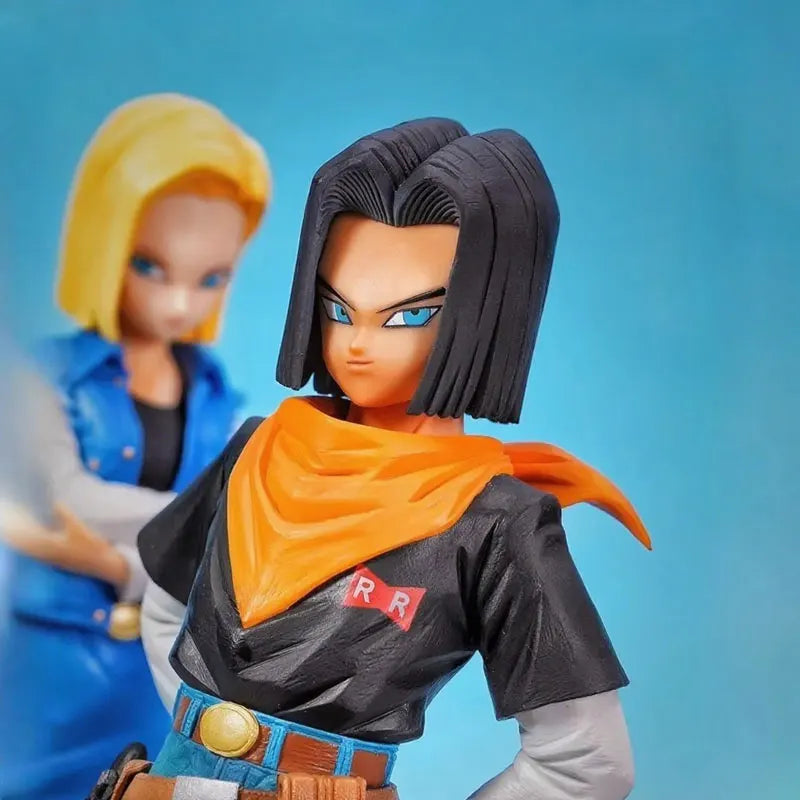 Anime Figurine Dragon Ball Z Android 17 18 Figure PVC Action Figures Statue Desktop Decoration Anime Peripheral Collection Toys