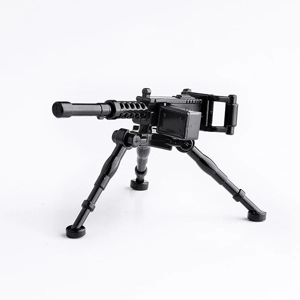 25/50/100Pcs Soldier Police Gangster WW2 Army Military Weapons SWAT Machine Gun Mortar Building Blocks Figure Model Brick Toy