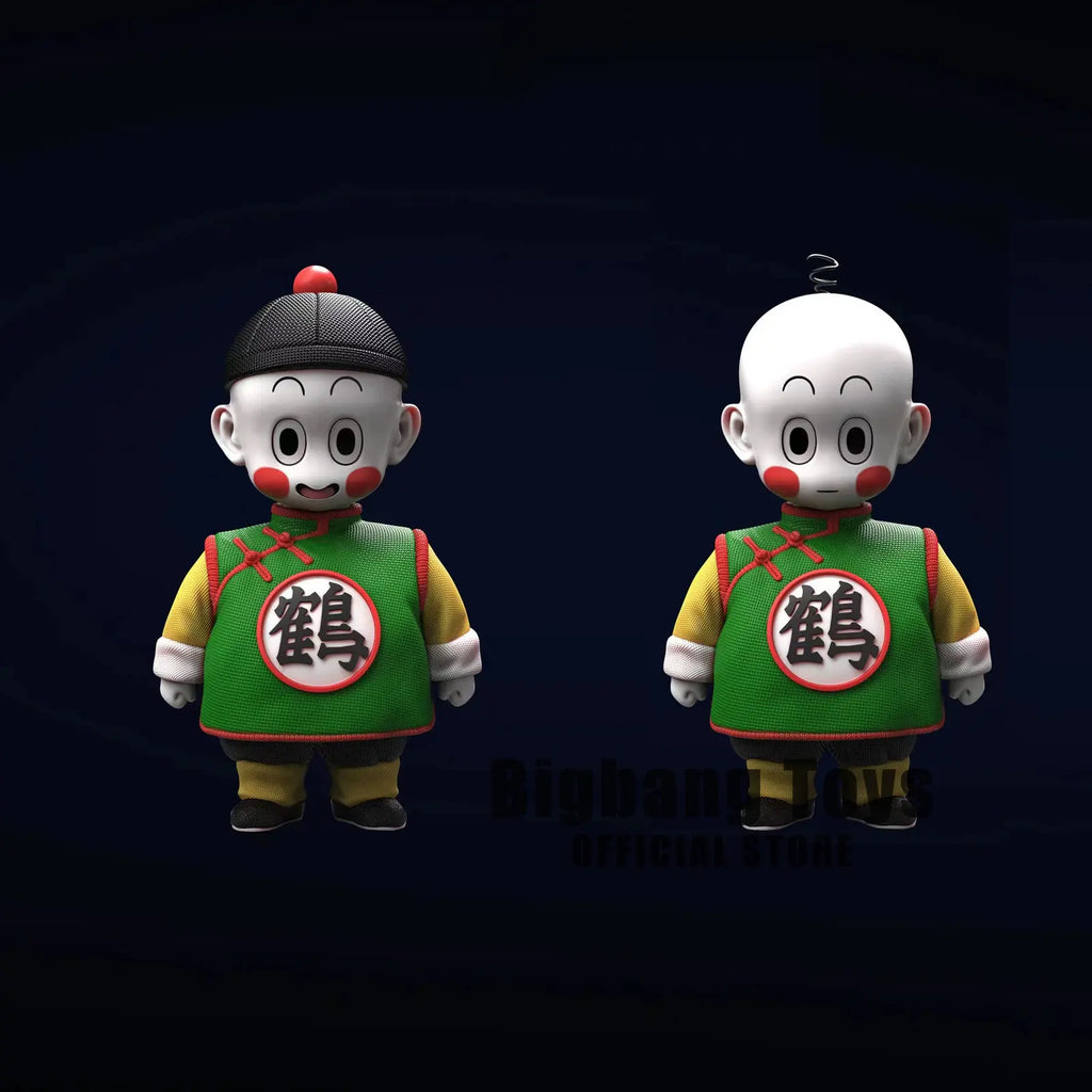 Dragon Ball Z Anime Figure Double headed School Tien Shinhan Chiaotzu Figures PVC Statue Collectible Model Toys Gifts