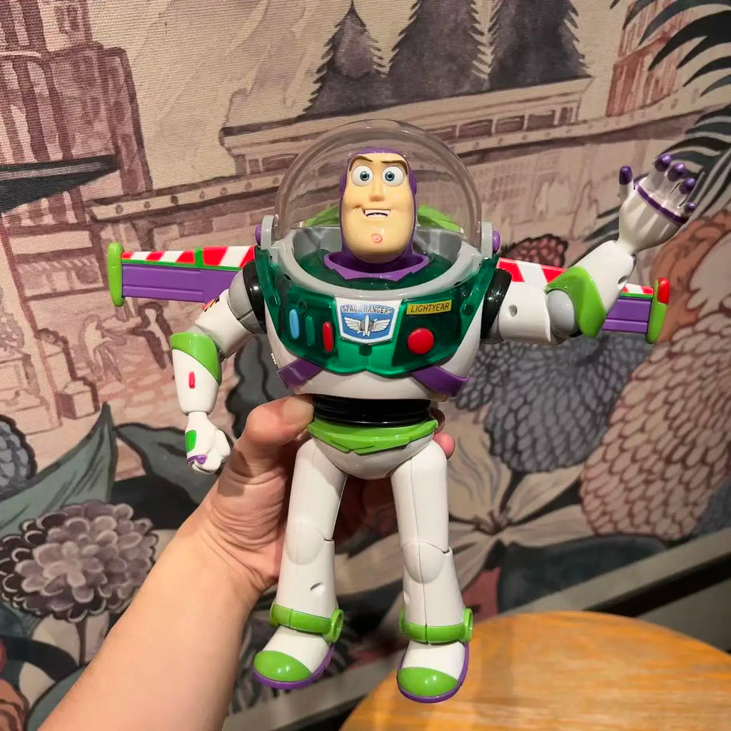 25CM Disney Pixar Toy Story 4 Talking Spanish Buzz Lightyear Woody Jessie Interactive Action Figure Toys Christmas Gift