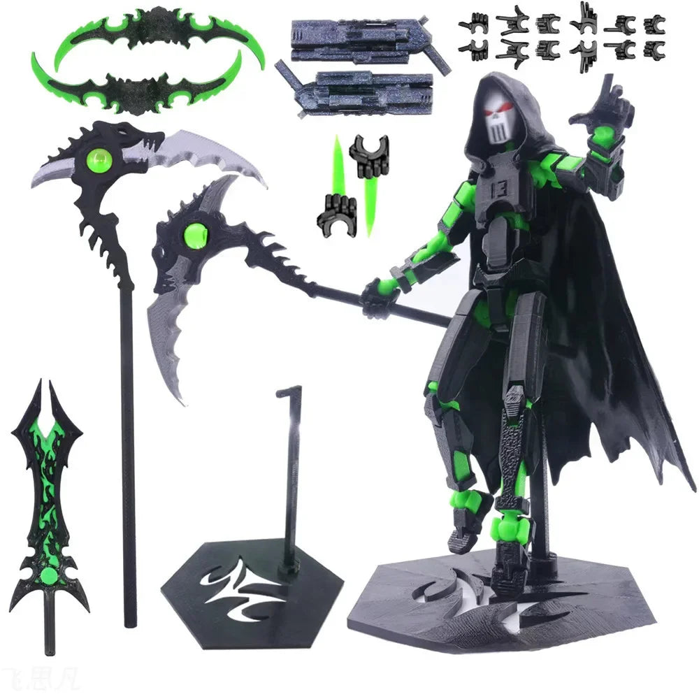New Death/Swordsman/Wukong Titan 13 Action Figures Multi-Jointed Movable Lucky 13 Action Figure Nova 13 Action Figure Dummy