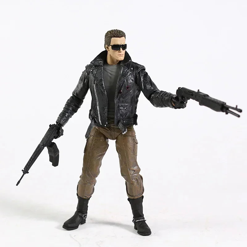NECA Terminator T-800 T-1000 Action Figure Movable Joints Desktop Decoration Collection PVC Model Toy