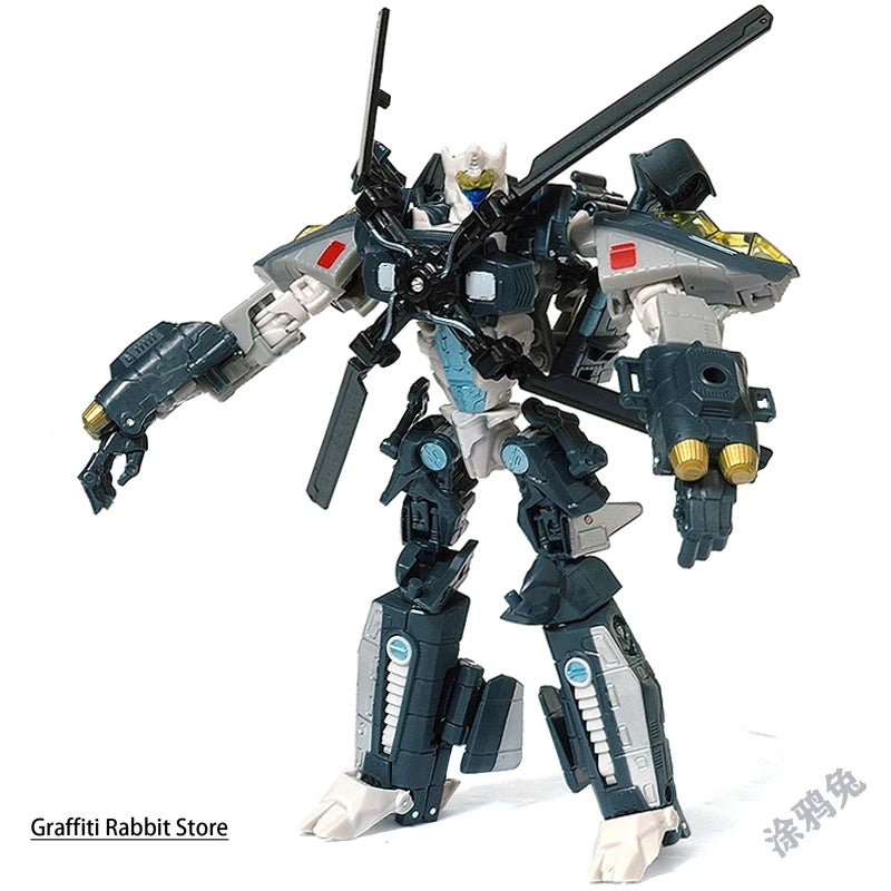 HZX H606 G1 Transformation Action Figure Toy Starscream Model 18cm ABS Movable Joints Statue Deformation Car Robot NO BOX