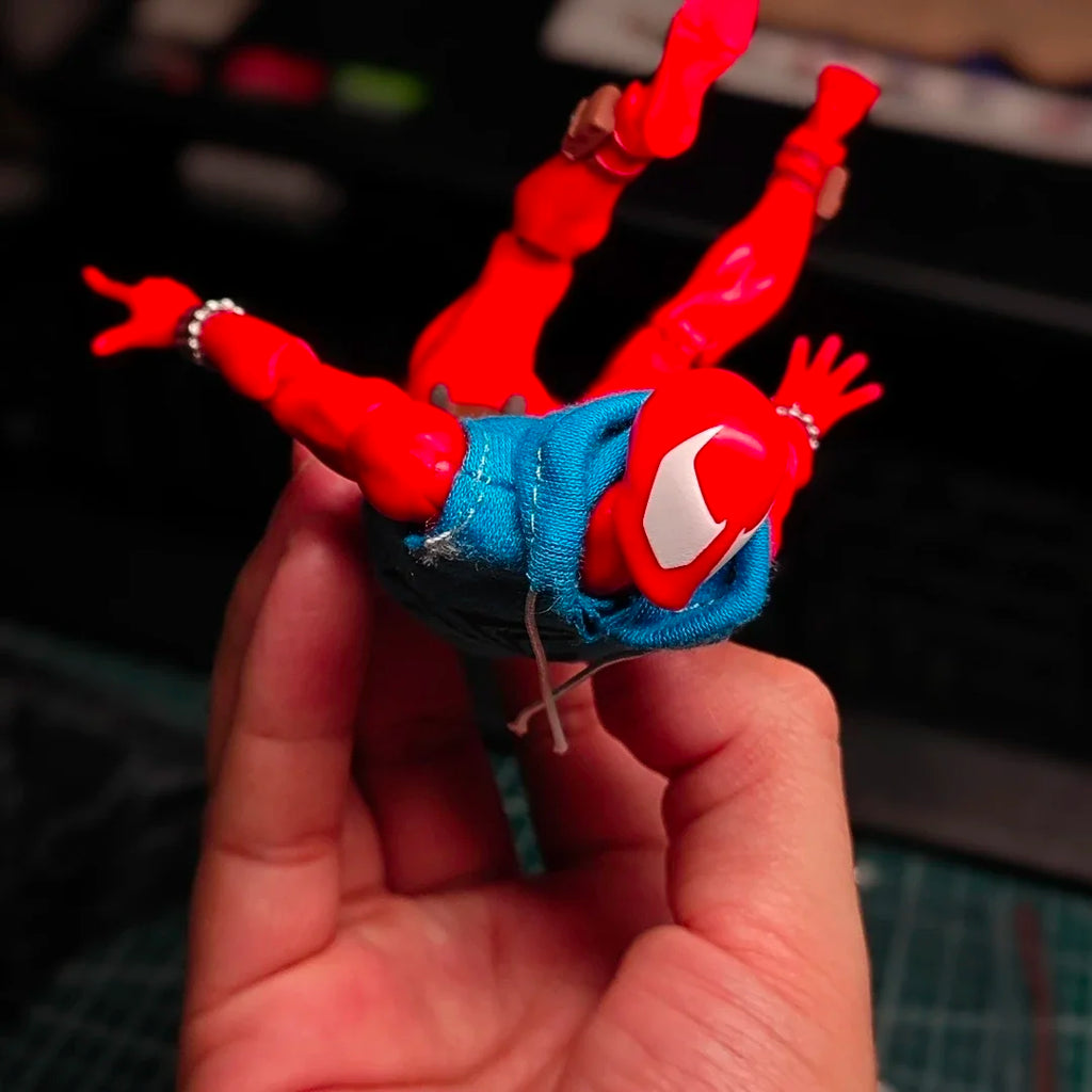 Ct Toys Anime Action Figure Figurine Scarlet Spider Spiderman Mafex 186 The Amazing Spider-Man Comic Version Gifts Toy