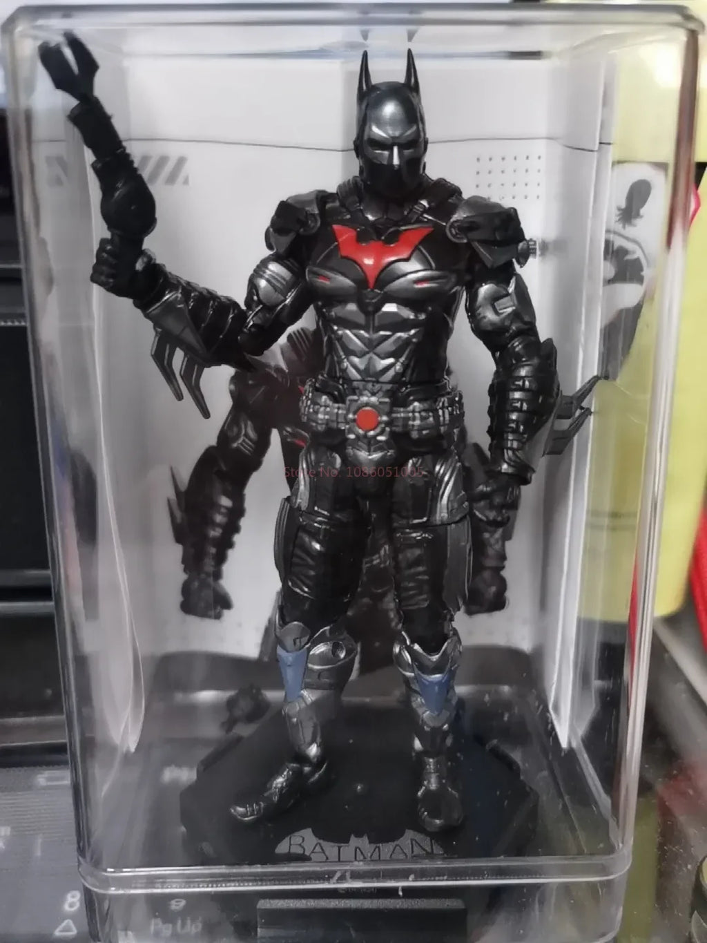 F5 ROUNDD CULTURE Batman: Arkham Knight Deathstroke Red Hood Anime Figure Blind Box Assemble Movable Model Toys Collection Gifts