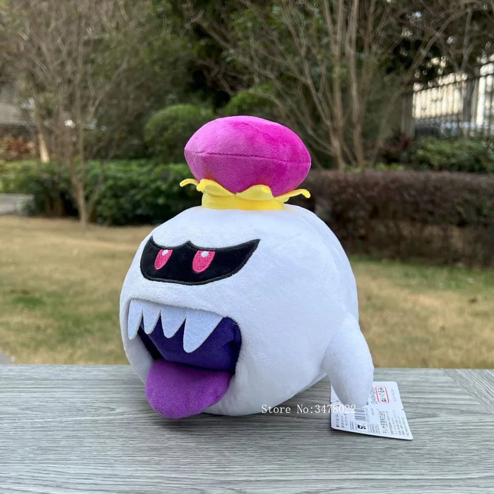 8" Super Mario Bros Plush King Boo Ghost Cool Stuffed Toy Soft Doll Xmas Gift