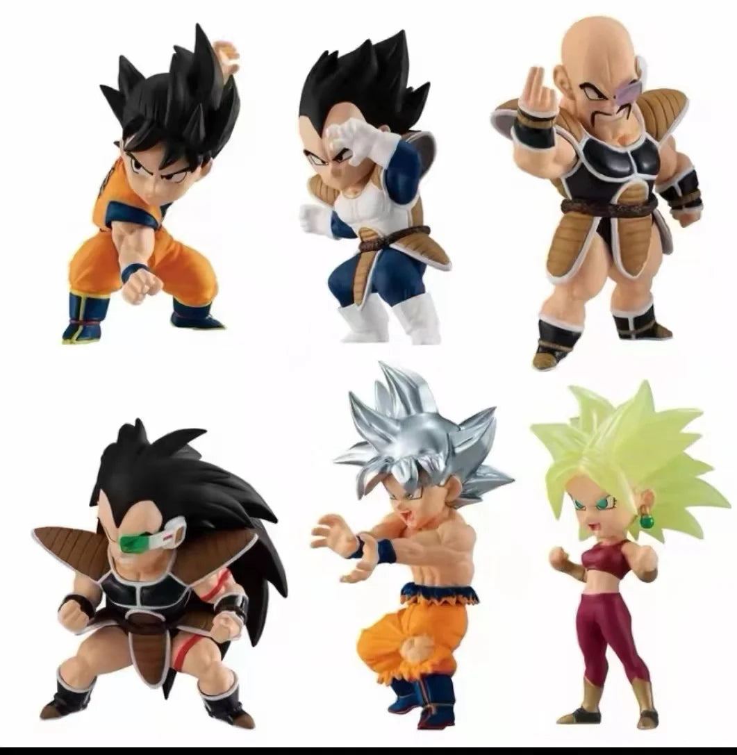 Dragon Ball Z Super Saiyan Son Goku Anime Figure Son Gohan Vegeta Broly Piccolo Majin Buu Set Action Figurine Model Gifts Toy