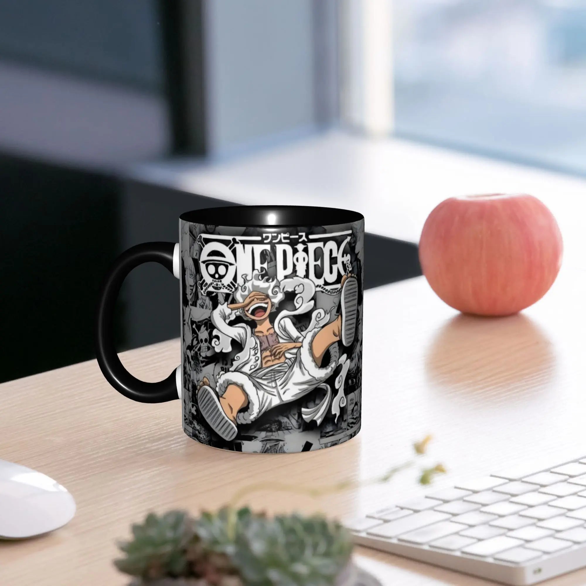 Customized Trafalgar Law One Piece Anime Coffee Mug DIY  Ceramic Tea Milk Cup