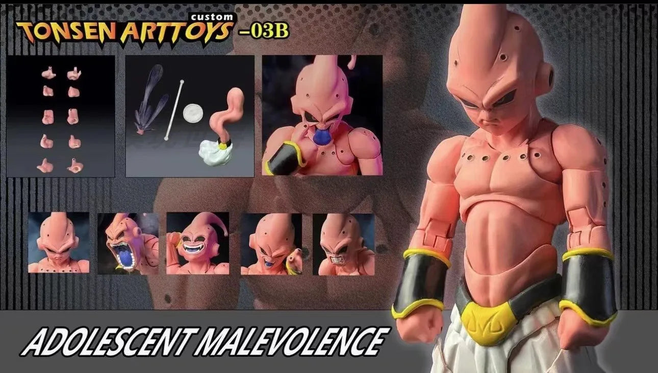 Original Tonsenarttoys Custom Dragon Ball S.H.Figuarts Shf Adolescent Malevolence Majin Buu Action Figures Model Birthday Gifts